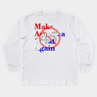 MAGA Impeach Trump Kids Long Sleeve T-Shirt